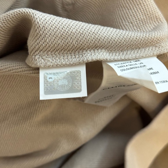 Canada Goose Light Tan Hoodie Sweater - Picture 6 of 9